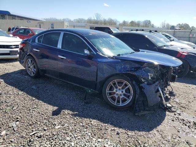 1N4AA5APXAC831456 - 2010 NISSAN MAXIMA S BLUE photo 4