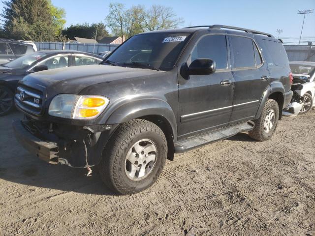 5TDBT48A12S116330 - 2002 TOYOTA SEQUOIA LIMITED BLACK photo 1