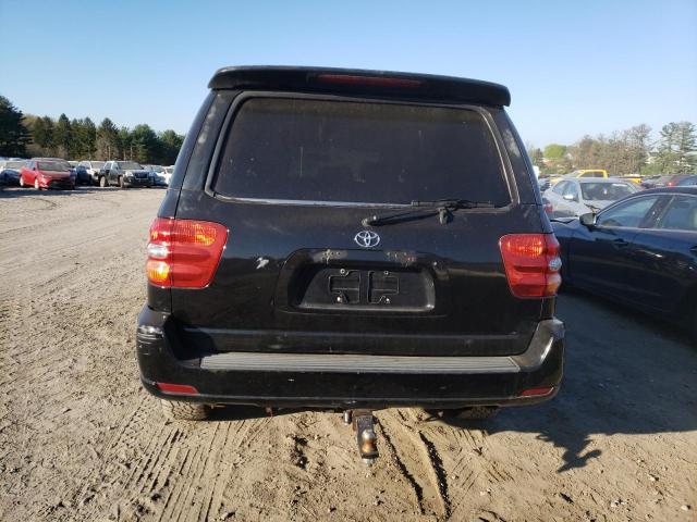 5TDBT48A12S116330 - 2002 TOYOTA SEQUOIA LIMITED BLACK photo 6