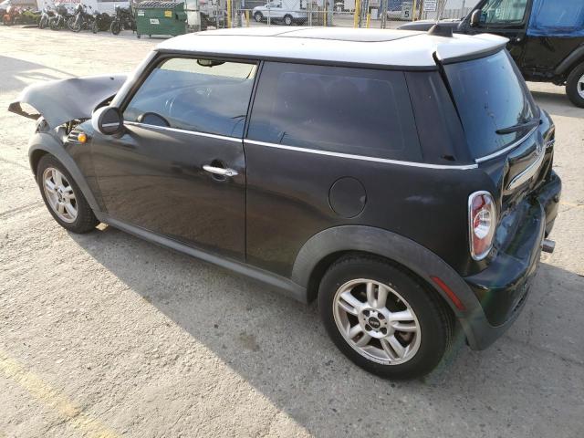 WMWSU3C55BT095420 - 2011 MINI COOPER BLACK photo 2