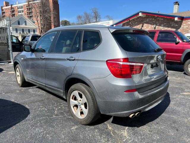 5UXWX5C52BL706932 - 2011 BMW X3 XDRIVE28I GRAY photo 3