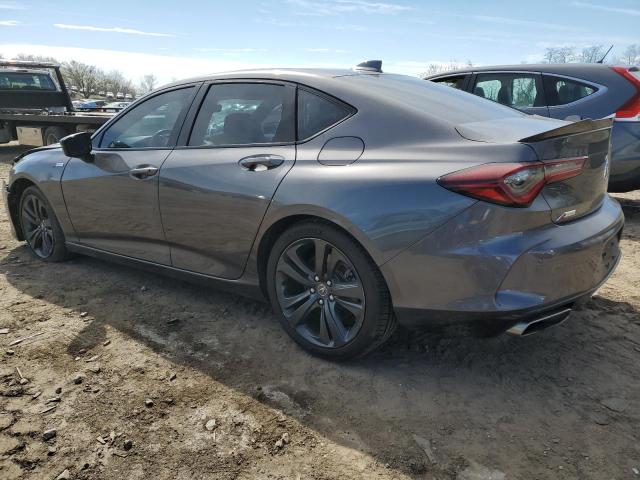 19UUB6F54MA005477 - 2021 ACURA TLX TECH A GRAY photo 2