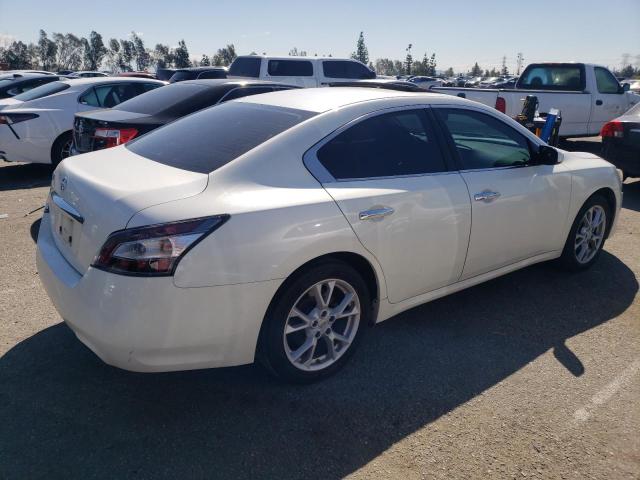 1N4AA5AP6EC905266 - 2014 NISSAN MAXIMA S WHITE photo 3