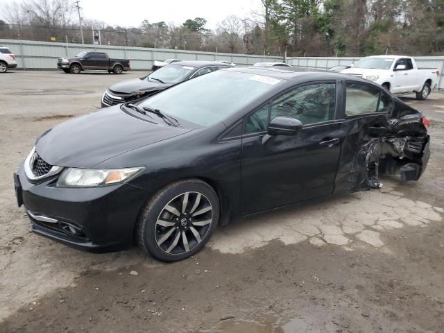 19XFB2F92EE018147 - 2014 HONDA CIVIC EXL BLACK photo 1