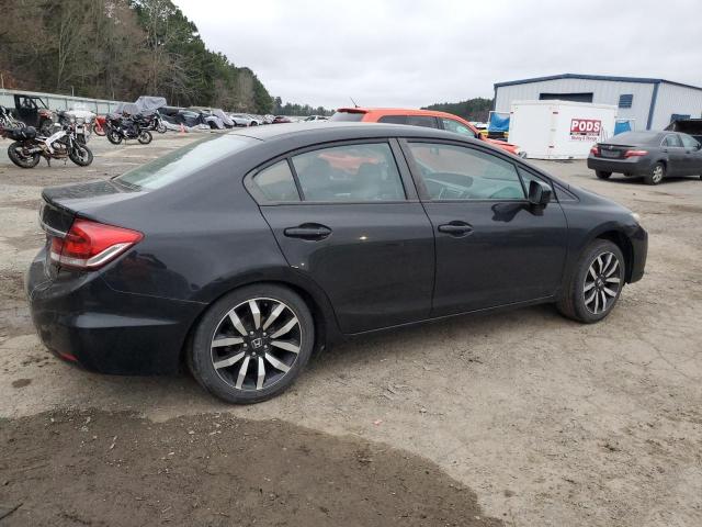 19XFB2F92EE018147 - 2014 HONDA CIVIC EXL BLACK photo 3