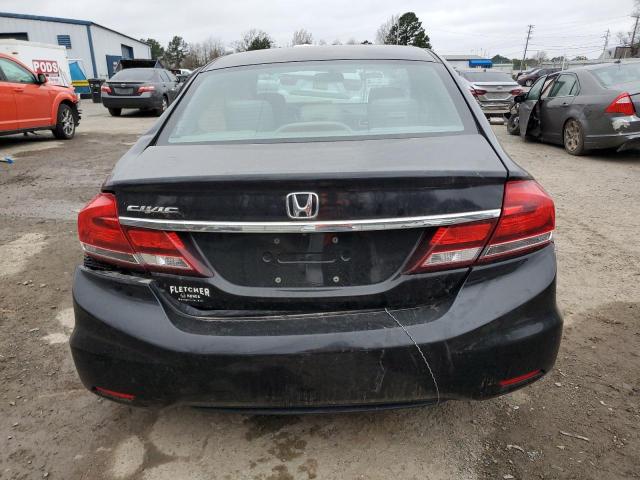 19XFB2F92EE018147 - 2014 HONDA CIVIC EXL BLACK photo 6