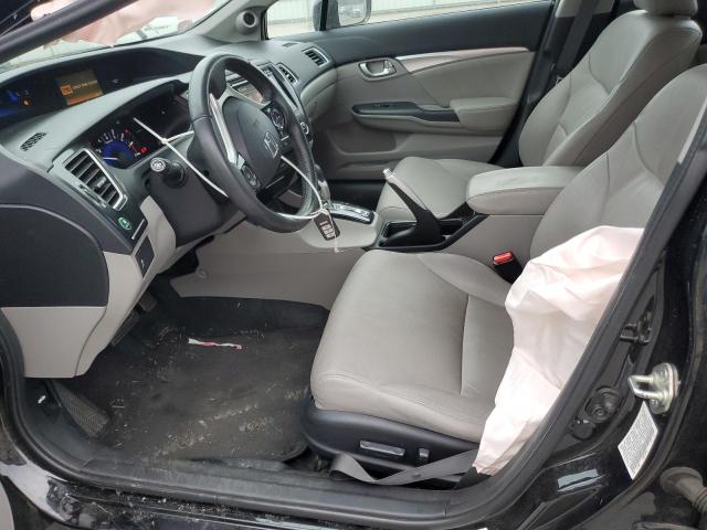 19XFB2F92EE018147 - 2014 HONDA CIVIC EXL BLACK photo 7