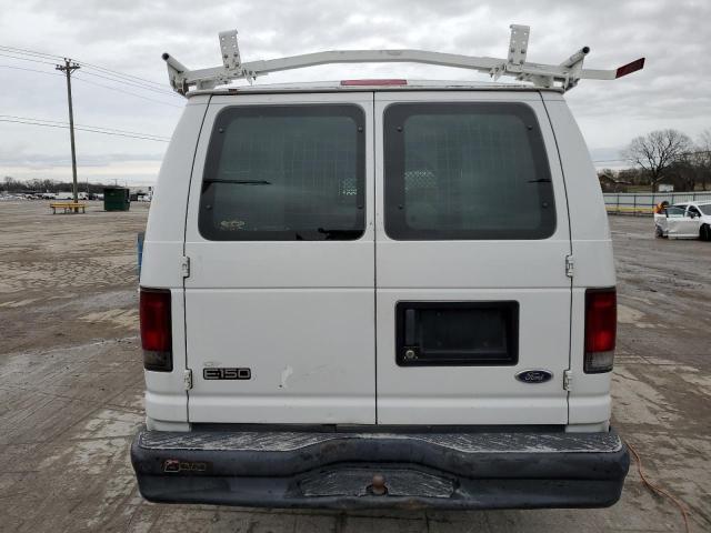 1FTRE14W15HA54090 - 2005 FORD ECONOLINE E150 VAN WHITE photo 6