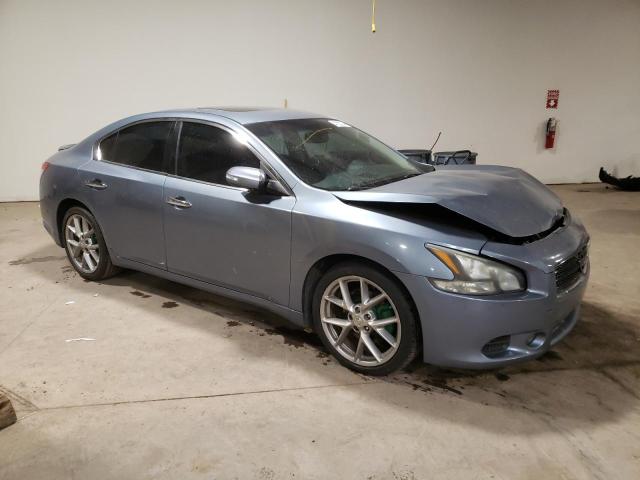 1N4AA5AP1BC850057 - 2011 NISSAN MAXIMA S BLUE photo 4