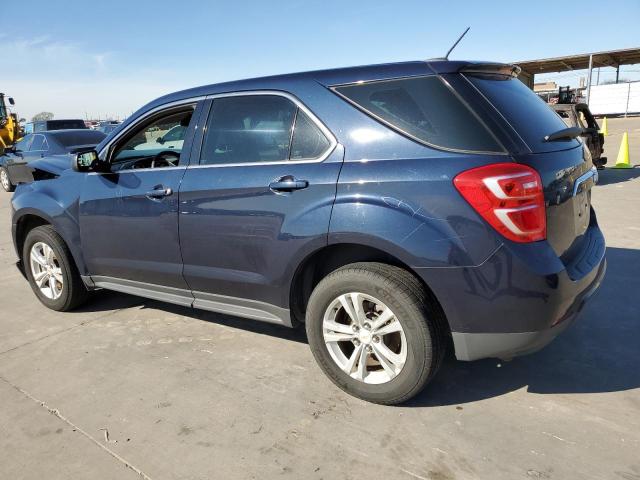 2GNALBEK8G6342855 - 2016 CHEVROLET EQUINOX LS BLUE photo 2