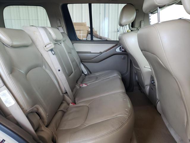 5N1AR18UX6C602558 - 2006 NISSAN PATHFINDER LE 白色 照片 10
