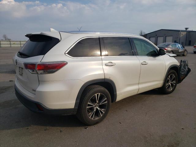 5TDKKRFH3GS158859 - 2016 TOYOTA HIGHLANDER XLE Ağ foto 3