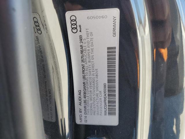 WAUCGAFRXEA055980 - 2014 AUDI S5 PREMIUM PLUS 黑色 照片 12