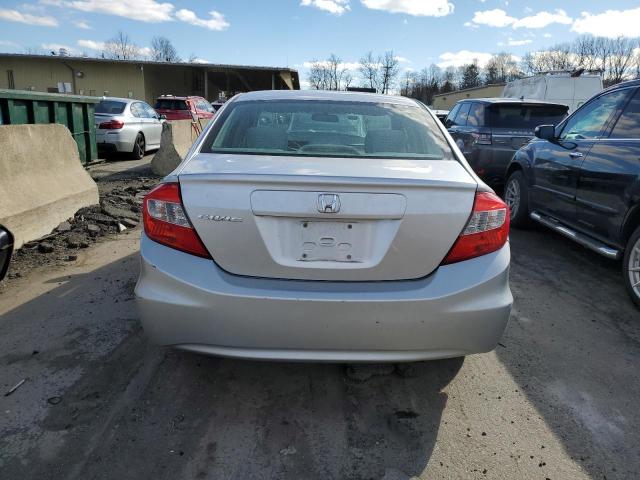 19XFB2F50CE326864 - 2012 HONDA CIVIC LX SILVER photo 6