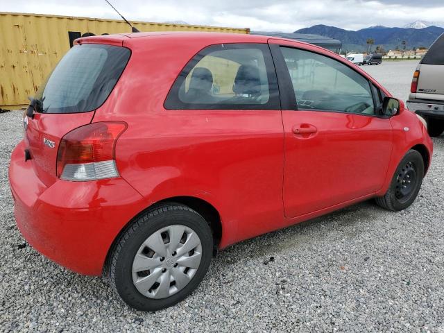 JTDJT4K39A5294898 - 2010 TOYOTA YARIS RED photo 3