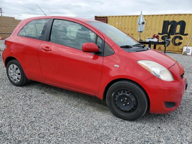 JTDJT4K39A5294898 - 2010 TOYOTA YARIS RED photo 4