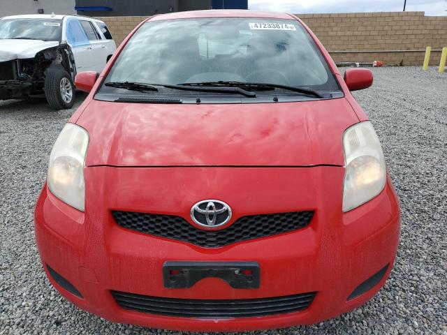 JTDJT4K39A5294898 - 2010 TOYOTA YARIS RED photo 5