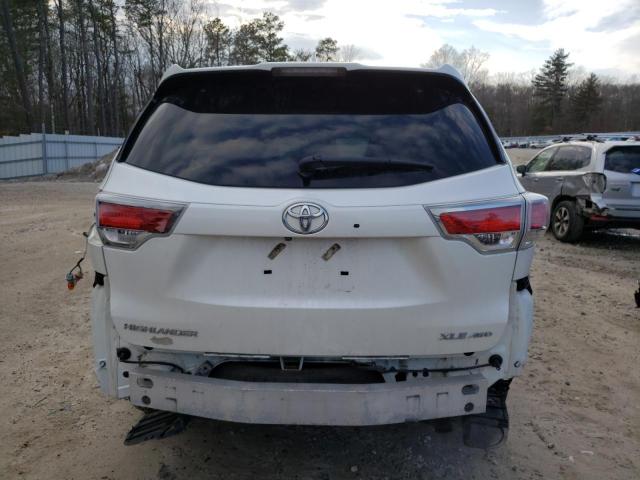 5TDJKRFH1GS291549 - 2016 TOYOTA HIGHLANDER XLE 白色 照片 6