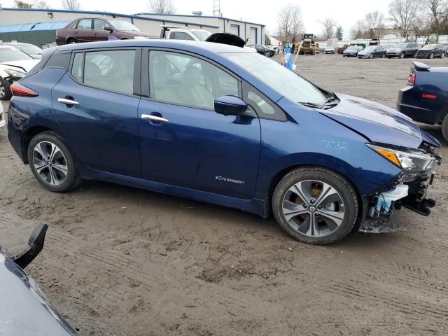 1N4AZ1CP3JC313641 - 2018 NISSAN LEAF S BLUE photo 4