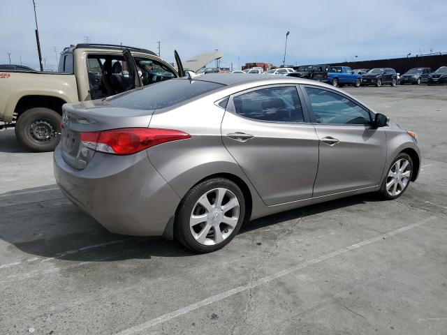 5NPDH4AE8DH252051 - 2013 HYUNDAI ELANTRA GLS GRAY photo 3