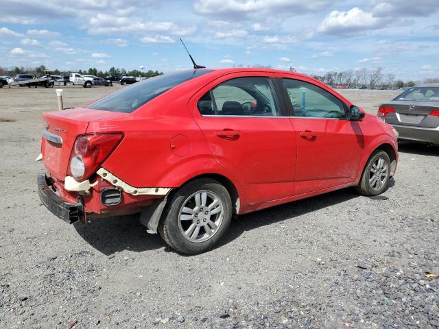 1G1JC5SG9E4124408 - 2014 CHEVROLET SONIC LT RED photo 3