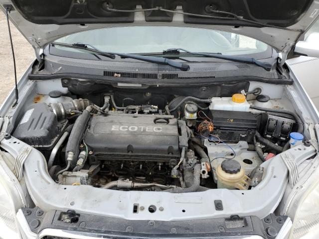 KL1TD6DE9BB186453 - 2011 CHEVROLET AVEO LS ვერცხლისფერი ფოტო 11