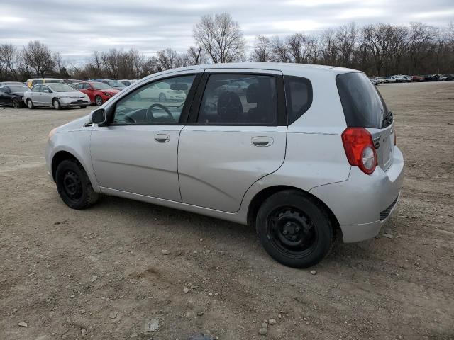 KL1TD6DE9BB186453 - 2011 CHEVROLET AVEO LS ვერცხლისფერი ფოტო 2