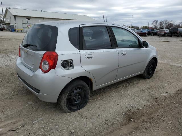KL1TD6DE9BB186453 - 2011 CHEVROLET AVEO LS ვერცხლისფერი ფოტო 3