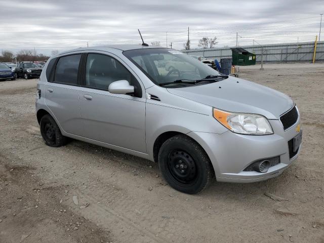 KL1TD6DE9BB186453 - 2011 CHEVROLET AVEO LS ვერცხლისფერი ფოტო 4