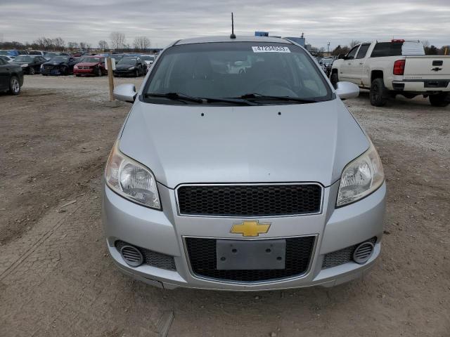 KL1TD6DE9BB186453 - 2011 CHEVROLET AVEO LS ვერცხლისფერი ფოტო 5