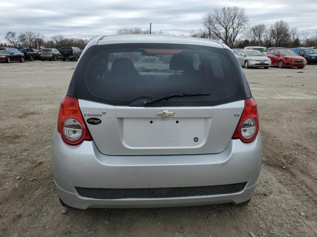 KL1TD6DE9BB186453 - 2011 CHEVROLET AVEO LS SILVER photo 6