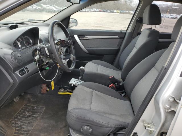 KL1TD6DE9BB186453 - 2011 CHEVROLET AVEO LS ვერცხლისფერი ფოტო 7