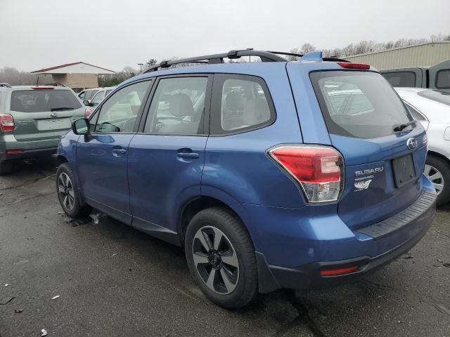 JF2SJABC7JH542915 - 2018 SUBARU FORESTER 2.5I BLUE photo 2