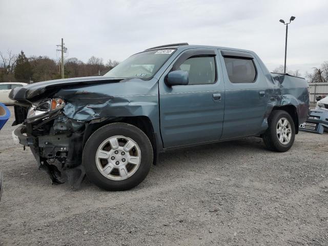 2HJYK16536H534678 - 2006 HONDA RIDGELINE RTL BLUE photo 1