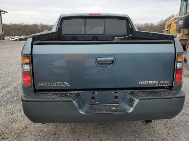 2HJYK16536H534678 - 2006 HONDA RIDGELINE RTL BLUE photo 6