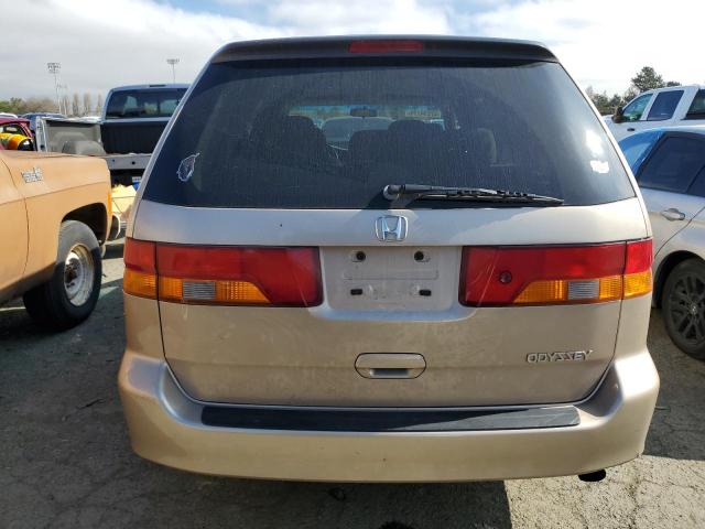 2HKRL18502H521567 - 2002 HONDA ODYSSEY LX GOLD photo 6