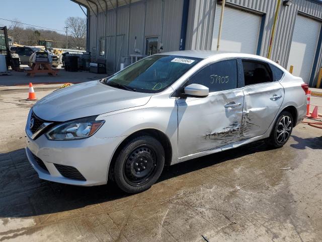 3N1AB7AP7GY270977 - 2016 NISSAN SENTRA S SILVER photo 1