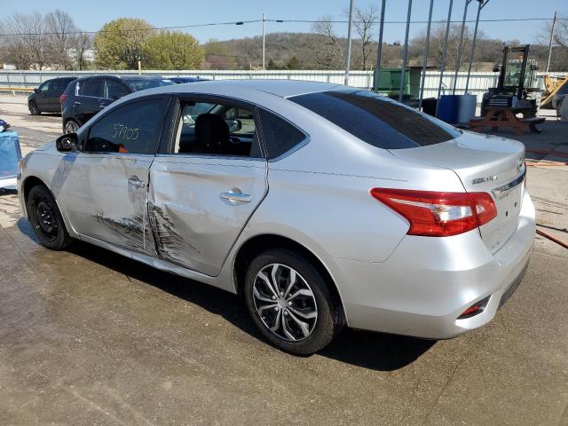 3N1AB7AP7GY270977 - 2016 NISSAN SENTRA S SILVER photo 2