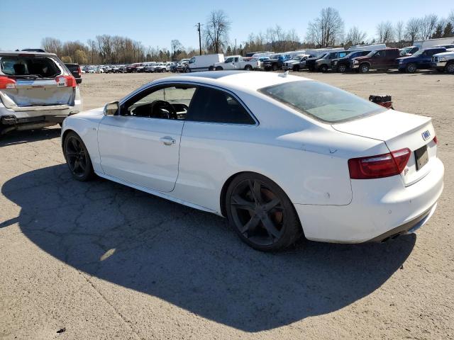 WAURV78T39A021428 - 2009 AUDI S5 QUATTRO WHITE photo 2