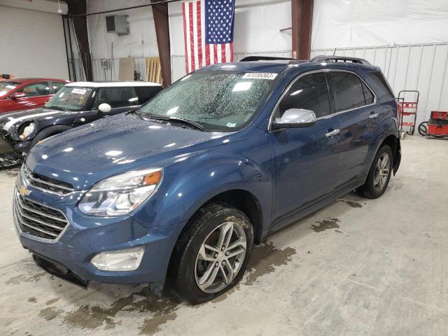 2GNALDEK9H6211947 - 2017 CHEVROLET EQUINOX PREMIER BLUE photo 1