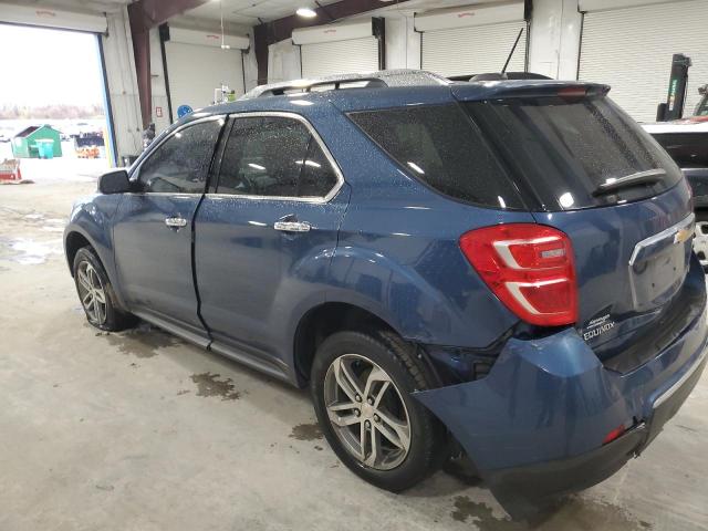 2GNALDEK9H6211947 - 2017 CHEVROLET EQUINOX PREMIER BLUE photo 2