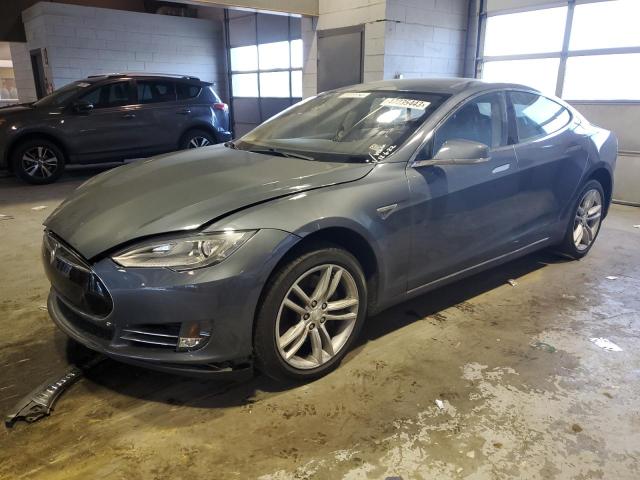 5YJSA1CP5DFP13763 - 2013 TESLA MODEL S Մոխրագույն լուսանկար 1