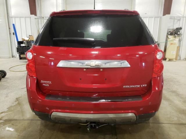 1GNFLHEK8EZ119600 - 2014 CHEVROLET EQUINOX LTZ RED photo 6