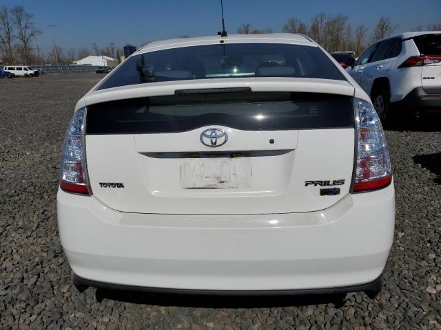 JTDKB20U483373490 - 2008 TOYOTA PRIUS WHITE photo 6