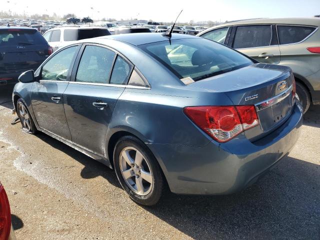 1G1PF5SC3C7216463 - 2012 CHEVROLET CRUZE LT BLUE photo 2