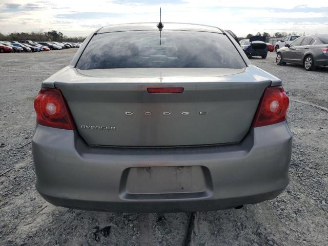 1C3CDZAB4CN147424 - 2012 DODGE AVENGER SE SILVER photo 6