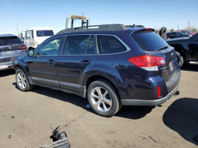 4S4BRCKC6D3304733 - 2013 SUBARU OUTBACK 2.5I LIMITED BLUE photo 2