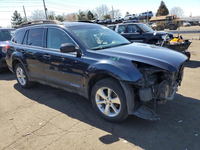 4S4BRCKC6D3304733 - 2013 SUBARU OUTBACK 2.5I LIMITED BLUE photo 4