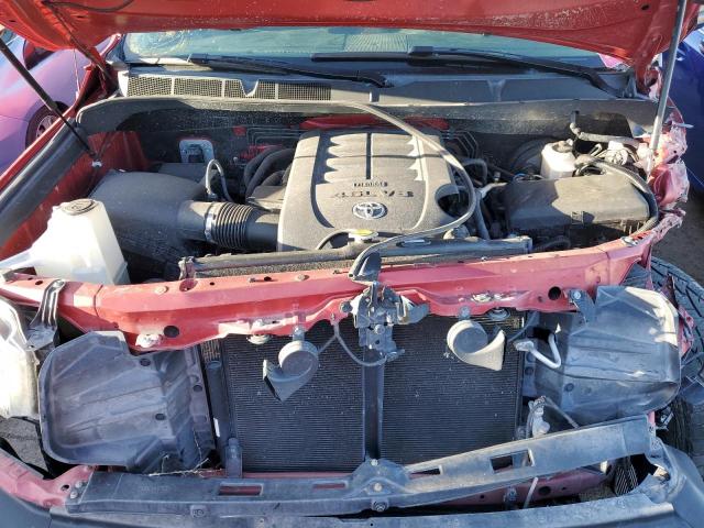 5TFUM5F18HX073638 - 2017 TOYOTA TUNDRA DOUBLE CAB SR/SR5 RED photo 11
