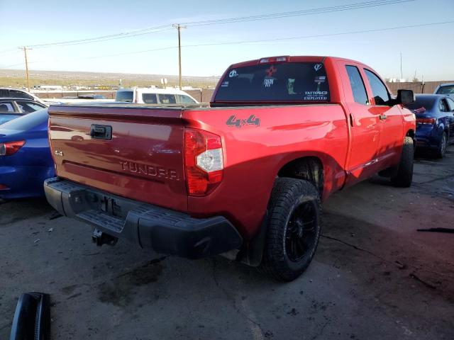 5TFUM5F18HX073638 - 2017 TOYOTA TUNDRA DOUBLE CAB SR/SR5 RED photo 3